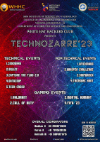 Technozarre 23 Technical Symposium Poster